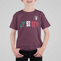 Mexican Y Si Si Football Jersey Style T Shirt For Kid Funny Mexico Roots
