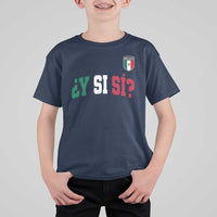 Mexican Y Si Si Football Jersey Style T Shirt For Kid Funny Mexico Roots