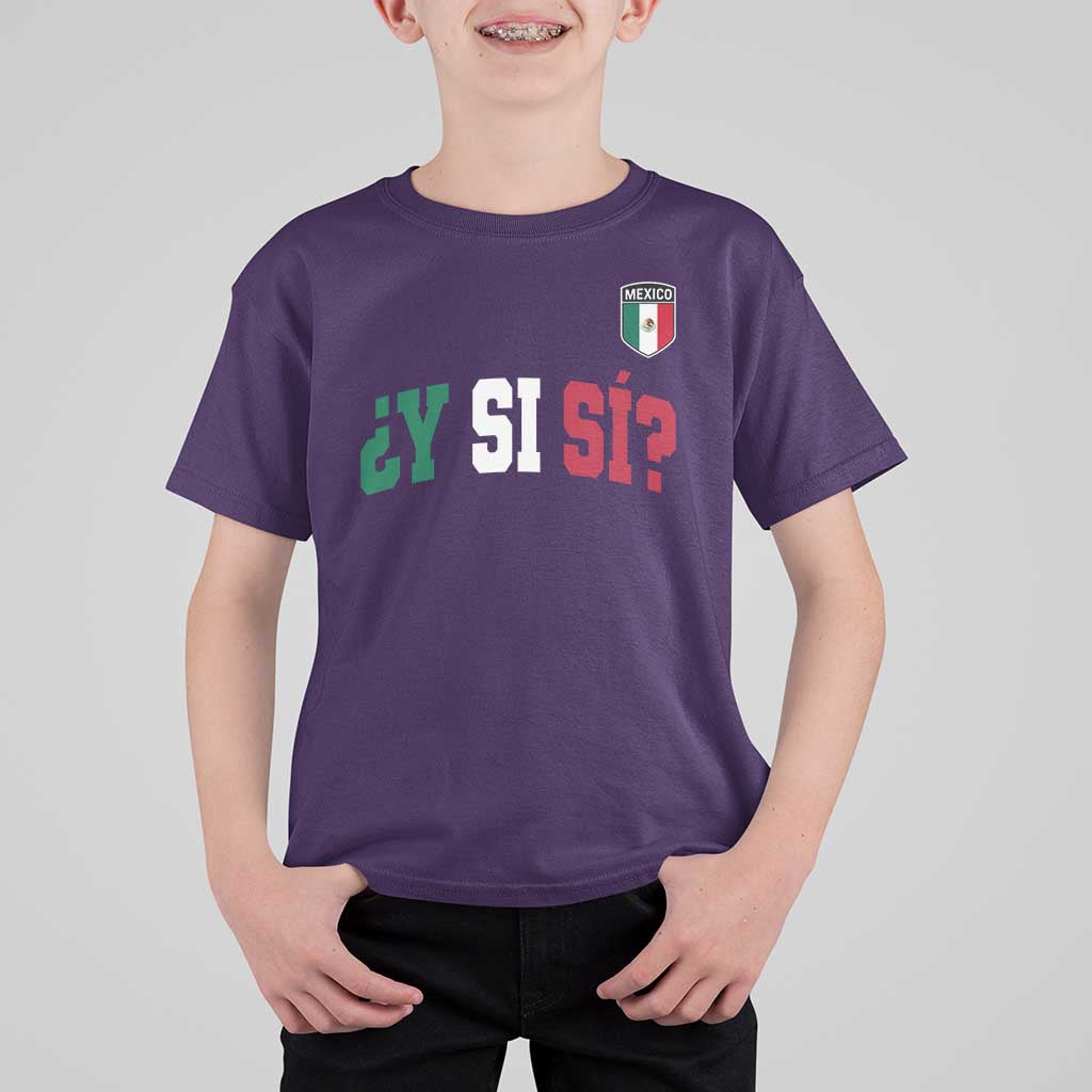 Mexican Y Si Si Football Jersey Style T Shirt For Kid Funny Mexico Roots