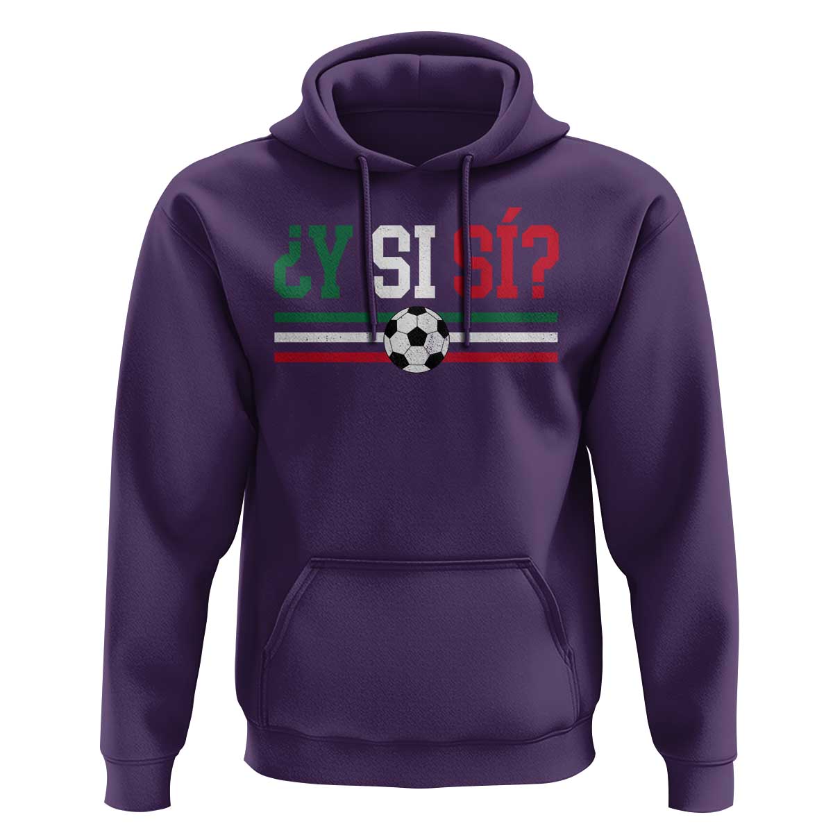 Y Si Sí Mexico Football Hoodie Vintage Mexican Flag Soccer Lover