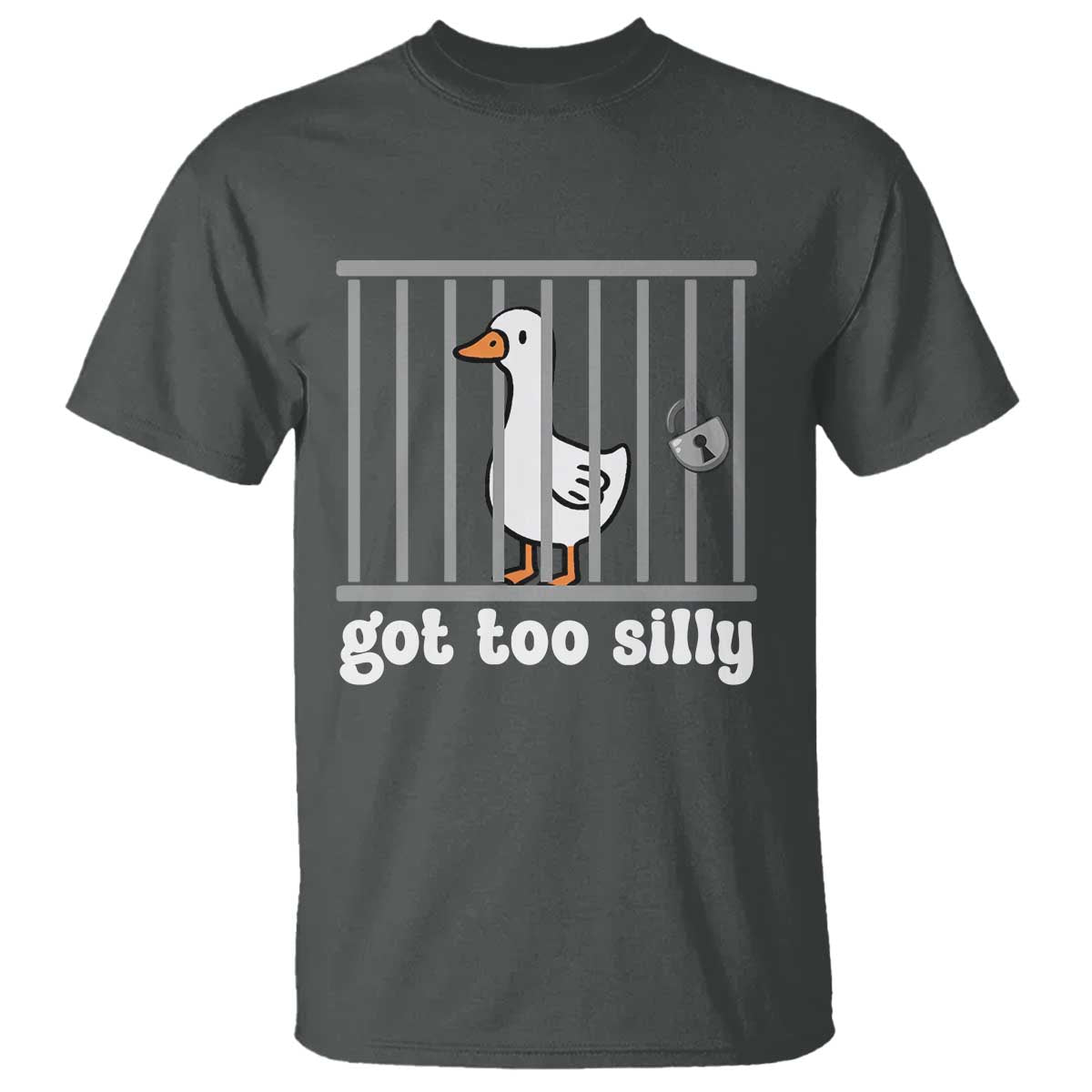 Funny Got Too Silly T Shirt Goose Pun Humor Animal Lovers - Wonder Print Shop