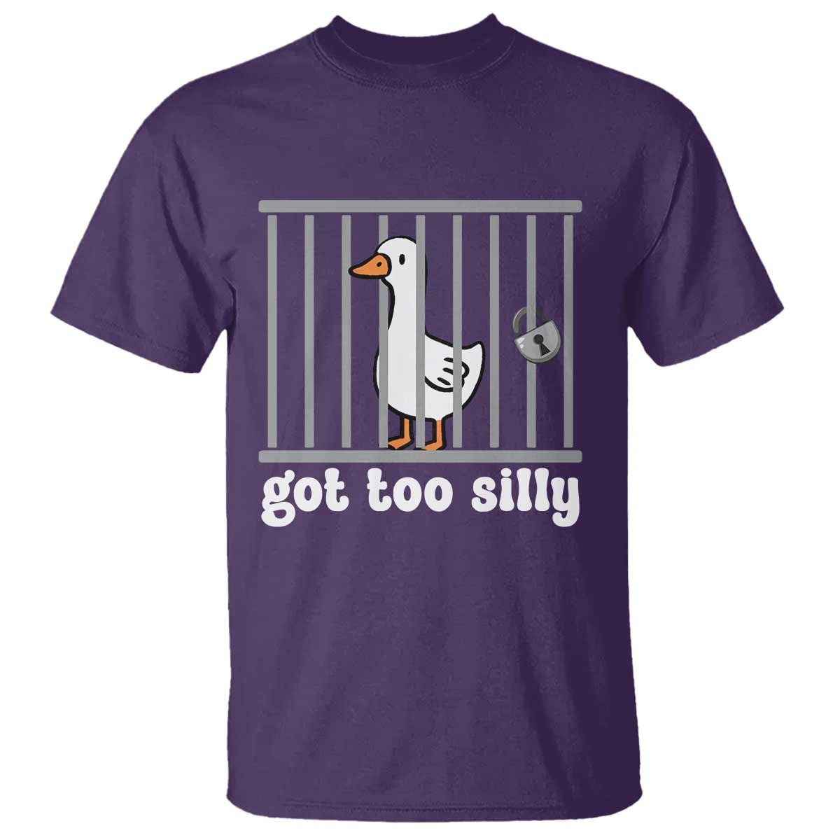 Funny Got Too Silly T Shirt Goose Pun Humor Animal Lovers - Wonder Print Shop