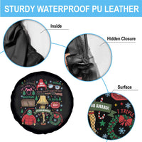 Funny Christmas Movie Spare Tire Cover Oh Fudge Bunny Pajama Italian Leg Lamp - Wonder Print Shop