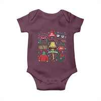 Funny Christmas Movie Baby Onesie Oh Fudge Bunny Pajama Italian Leg Lamp - Wonder Print Shop