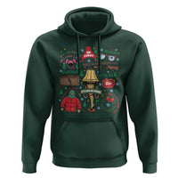 Funny Christmas Movie Hoodie Oh Fudge Bunny Pajama Italian Leg Lamp - Wonder Print Shop