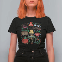 Funny Christmas Movie T Shirt For Women Oh Fudge Bunny Pajama Italian Leg Lamp - Wonder Print Shop