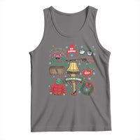 Funny Christmas Movie Tank Top Oh Fudge Bunny Pajama Italian Leg Lamp - Wonder Print Shop