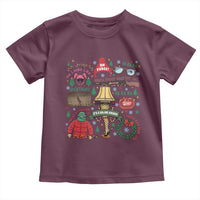 Funny Christmas Movie Toddler T Shirt Oh Fudge Bunny Pajama Italian Leg Lamp - Wonder Print Shop