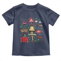 Funny Christmas Movie Toddler T Shirt Oh Fudge Bunny Pajama Italian Leg Lamp - Wonder Print Shop
