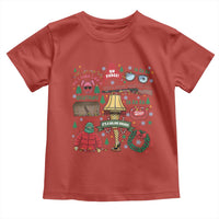 Funny Christmas Movie Toddler T Shirt Oh Fudge Bunny Pajama Italian Leg Lamp - Wonder Print Shop
