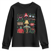 Funny Christmas Movie Youth Sweatshirt Oh Fudge Bunny Pajama Italian Leg Lamp - Wonder Print Shop