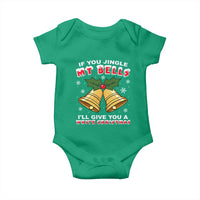 Funny If You Jingle My Bells I Will Give You A White Christmas Baby Onesie Xmas Adult Humor - Wonder Print Shop