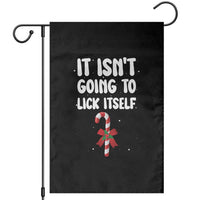 Funny Christmas It Isn't Going To Lick Itself Garden Flag Xmas Adult Humor Couple Matching - Wonder Print Shop