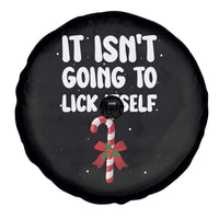 Funny Christmas It Isn't Going To Lick Itself Spare Tire Cover Xmas Adult Humor Couple Matching - Wonder Print Shop
