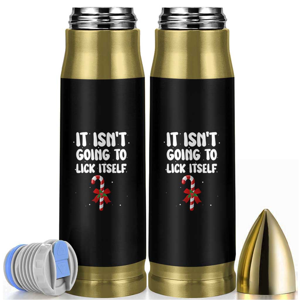 Funny Christmas It Isn't Going To Lick Itself Bullet Tumbler Xmas Adult Humor Couple Matching - Wonder Print Shop
