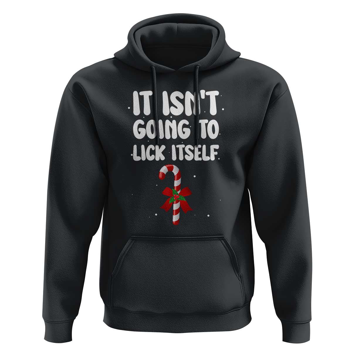 Funny Christmas It Isn't Going To Lick Itself Hoodie Xmas Adult Humor Couple Matching - Wonder Print Shop