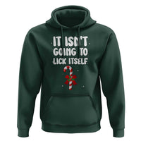 Funny Christmas It Isn't Going To Lick Itself Hoodie Xmas Adult Humor Couple Matching - Wonder Print Shop