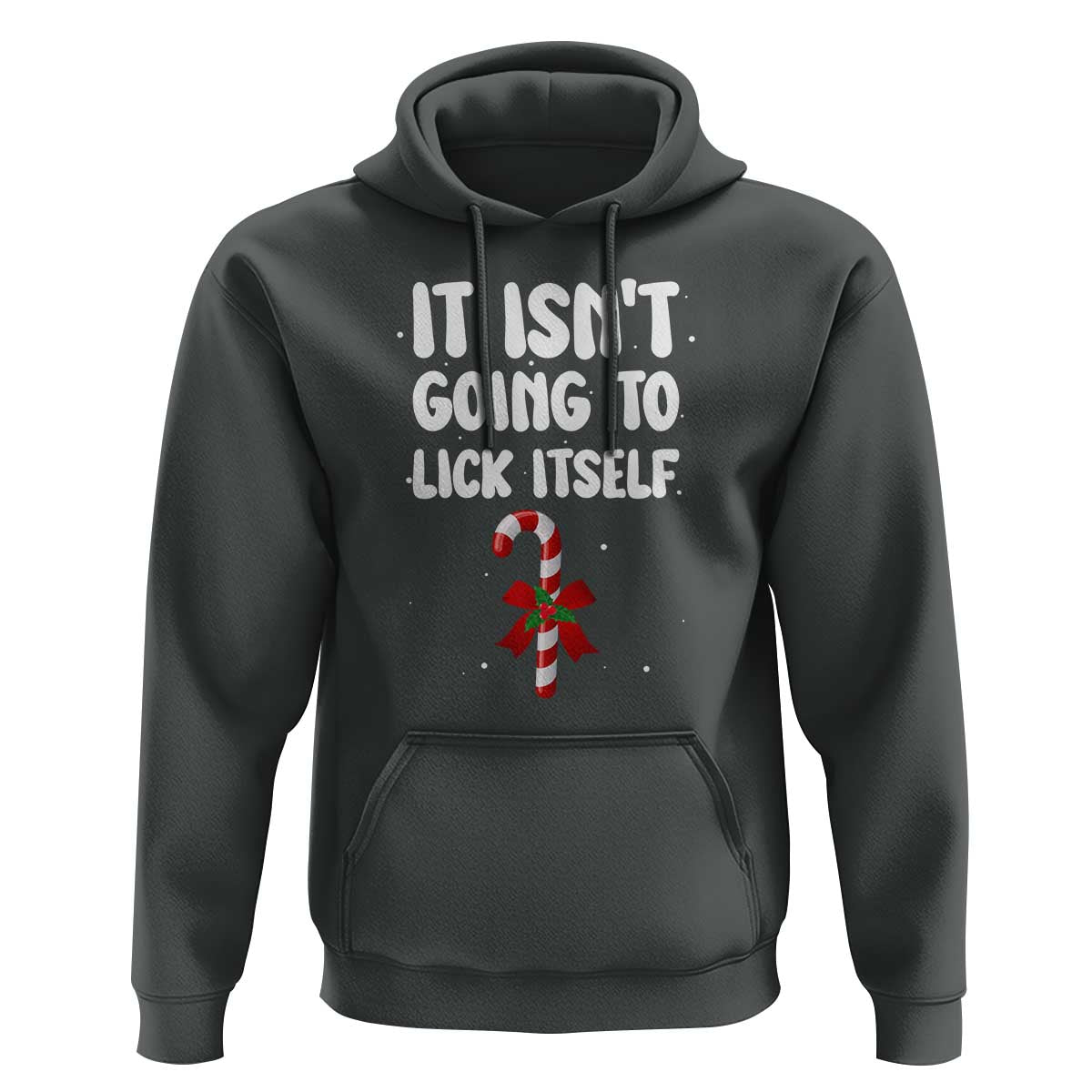 Funny Christmas It Isn't Going To Lick Itself Hoodie Xmas Adult Humor Couple Matching - Wonder Print Shop
