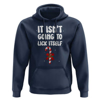Funny Christmas It Isn't Going To Lick Itself Hoodie Xmas Adult Humor Couple Matching - Wonder Print Shop