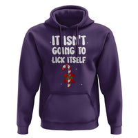 Funny Christmas It Isn't Going To Lick Itself Hoodie Xmas Adult Humor Couple Matching - Wonder Print Shop