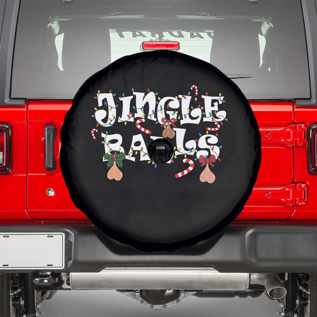 Funny Naughty Christmas Jingle Balls Spare Tire Cover Santa Xmas Jingle Bells Adult Joke - Wonder Print Shop