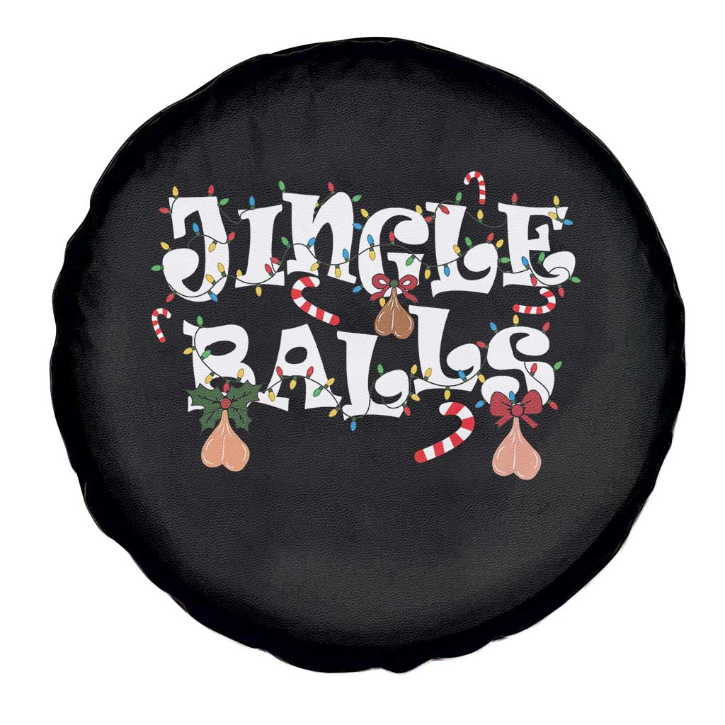 Funny Naughty Christmas Jingle Balls Spare Tire Cover Santa Xmas Jingle Bells Adult Joke - Wonder Print Shop
