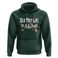 Funny Naughty Christmas Jingle Balls Hoodie Santa Xmas Jingle Bells Adult Joke - Wonder Print Shop