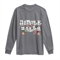 Funny Naughty Christmas Jingle Balls Long Sleeve Shirt Santa Xmas Jingle Bells Adult Joke - Wonder Print Shop