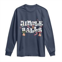 Funny Naughty Christmas Jingle Balls Long Sleeve Shirt Santa Xmas Jingle Bells Adult Joke - Wonder Print Shop