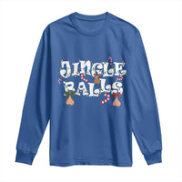Funny Naughty Christmas Jingle Balls Long Sleeve Shirt Santa Xmas Jingle Bells Adult Joke - Wonder Print Shop