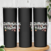 Funny Naughty Christmas Jingle Balls Skinny Tumbler Santa Xmas Jingle Bells Adult Joke - Wonder Print Shop