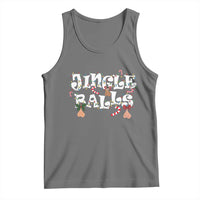 Funny Naughty Christmas Jingle Balls Tank Top Santa Xmas Jingle Bells Adult Joke - Wonder Print Shop