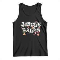 Funny Naughty Christmas Jingle Balls Tank Top Santa Xmas Jingle Bells Adult Joke - Wonder Print Shop