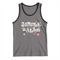 Funny Naughty Christmas Jingle Balls Tank Top Santa Xmas Jingle Bells Adult Joke - Wonder Print Shop