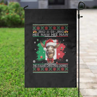 Funny Italian Christmas Donkey Garden Flag Funny Domick The Donkey Holiday Italy Flag - Wonder Print Shop