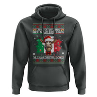 Funny Italian Christmas Donkey Hoodie Funny Domick The Donkey Holiday Italy Flag - Wonder Print Shop