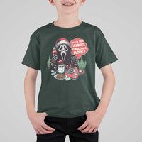 Funny Ghost Christmas Face T Shirt For Kid Whats Your Favorite Christmas Movie Spooky Xmas - Wonder Print Shop