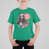 Funny Ghost Christmas Face T Shirt For Kid Whats Your Favorite Christmas Movie Spooky Xmas - Wonder Print Shop