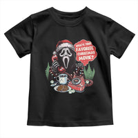 Funny Ghost Christmas Face Toddler T Shirt Whats Your Favorite Christmas Movie Spooky Xmas - Wonder Print Shop