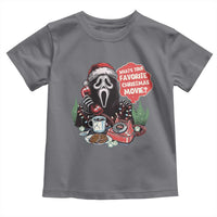Funny Ghost Christmas Face Toddler T Shirt Whats Your Favorite Christmas Movie Spooky Xmas - Wonder Print Shop