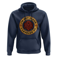 Funny RPG Gamer I Am Not Older I Leveled Up Hoodie Vintage D20 Tabletop - Wonder Print Shop
