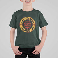 Funny RPG Gamer I Am Not Older I Leveled Up T Shirt For Kid Vintage D20 Tabletop - Wonder Print Shop