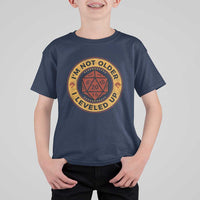 Funny RPG Gamer I Am Not Older I Leveled Up T Shirt For Kid Vintage D20 Tabletop - Wonder Print Shop