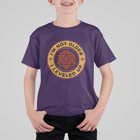 Funny RPG Gamer I Am Not Older I Leveled Up T Shirt For Kid Vintage D20 Tabletop - Wonder Print Shop