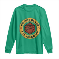 Funny RPG Gamer I Am Not Older I Leveled Up Long Sleeve Shirt Vintage D20 Tabletop - Wonder Print Shop