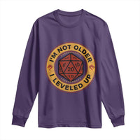 Funny RPG Gamer I Am Not Older I Leveled Up Long Sleeve Shirt Vintage D20 Tabletop - Wonder Print Shop