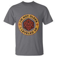 Funny RPG Gamer I Am Not Older I Leveled Up T Shirt Vintage D20 Tabletop - Wonder Print Shop