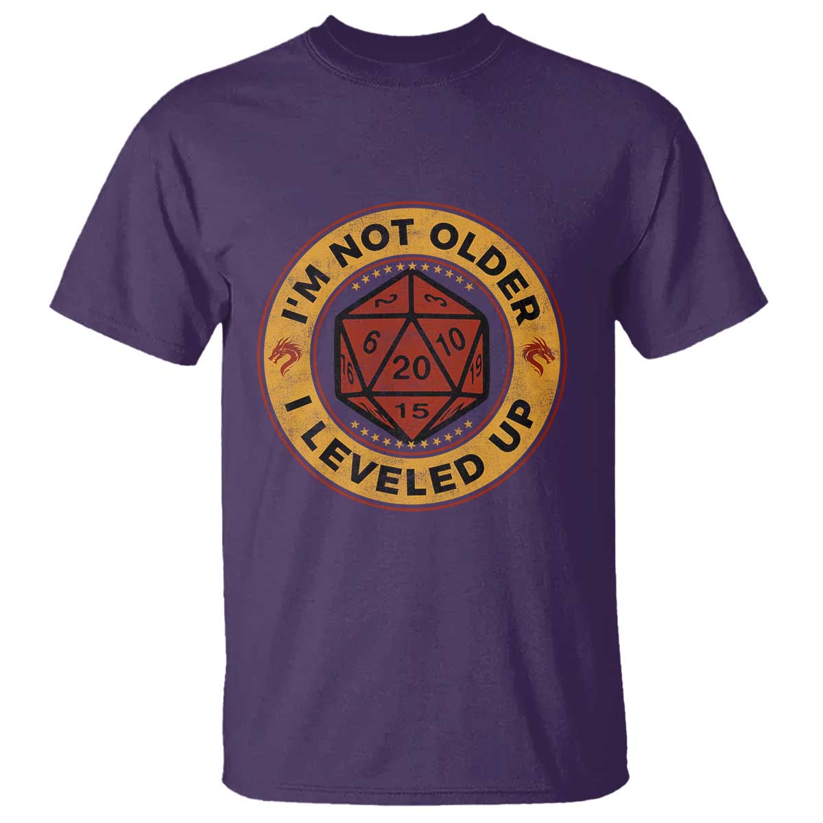 Funny RPG Gamer I Am Not Older I Leveled Up T Shirt Vintage D20 Tabletop - Wonder Print Shop
