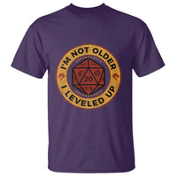 Funny RPG Gamer I Am Not Older I Leveled Up T Shirt Vintage D20 Tabletop - Wonder Print Shop
