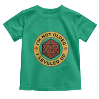 Funny RPG Gamer I Am Not Older I Leveled Up Toddler T Shirt Vintage D20 Tabletop - Wonder Print Shop